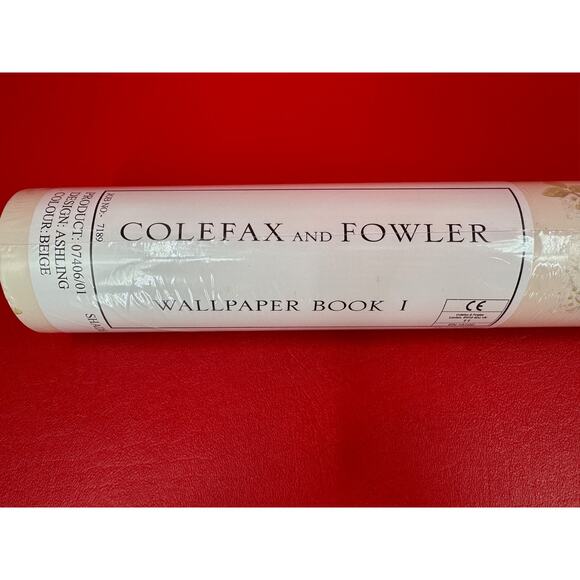 Colefax & Fowler Ashbury Ashling Beige Wallpaper 07406/01 Sealed 10.05m x 52cm - Picture 3 of 10